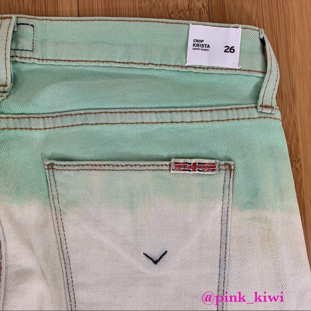 ⬇️REDUCED❗️NWOT Hudson Krista Skinny Crop Ombré Jeans - Picture 10 of 14